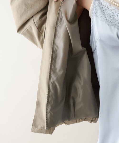 RAGEBLUE（レイジブルー）の「ツイルバルーンスタンドブルゾン（ブルゾン・レディース・ベージュ/ホワイト/ブラック・FREE）」の21枚目の写真