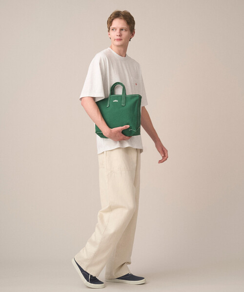 DANTON(ダントン)の「Cotton Canvas Tote Bag〈VOSGES MOYEN〉(トートバッグ・レディース・ブラック/レッド/グリーン/アイボリー/ブルー/グレー/ネイビー・-)」の9枚目の写真