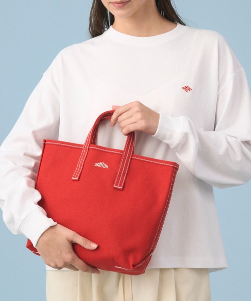 DANTON(ダントン)の「Cotton Canvas Tote Bag〈VOSGES MOYEN〉(トートバッグ・レディース・ブラック/レッド/グリーン/アイボリー/ブルー/グレー/ネイビー・-)」の7枚目の写真