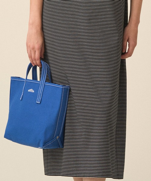 DANTON(ダントン)の「Cotton Canvas Tote Bag〈VOSGES MOYEN〉(トートバッグ・レディース・ブラック/レッド/グリーン/アイボリー/ブルー/グレー/ネイビー・-)」の6枚目の写真