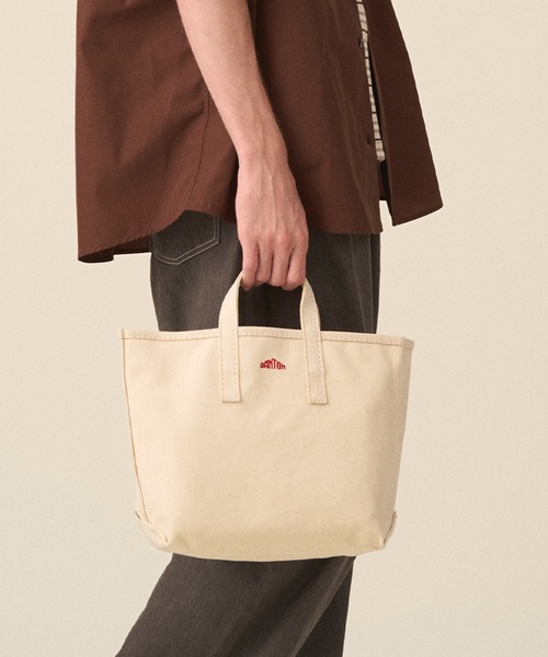 DANTON(ダントン)の「Cotton Canvas Tote Bag〈VOSGES MOYEN〉(トートバッグ・レディース・ブラック/レッド/グリーン/アイボリー/ブルー/グレー/ネイビー・-)」の1枚目の写真