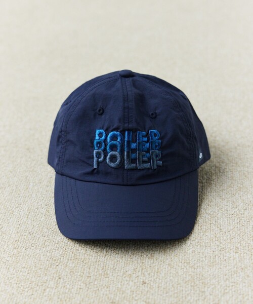 POLeR（ポーラー）の「POLeR × FREAK'S STORE/ポーラー × フリークスストア 別注 gradation logo cap グラデーションロゴ キャップ（キャップ・メンズ・ネイビー/ベージュ/ブラック・ONE SIZE）」の4枚目の写真