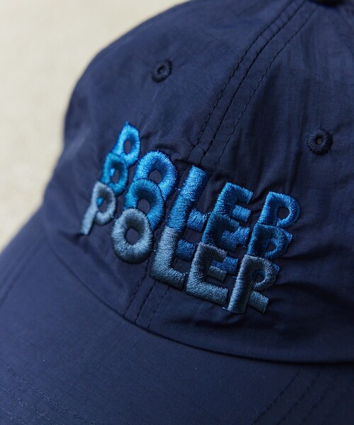 POLeR（ポーラー）の「POLeR × FREAK'S STORE/ポーラー × フリークスストア 別注 gradation logo cap グラデーションロゴ キャップ（キャップ・メンズ・ネイビー/ベージュ/ブラック・ONE SIZE）」の6枚目の写真