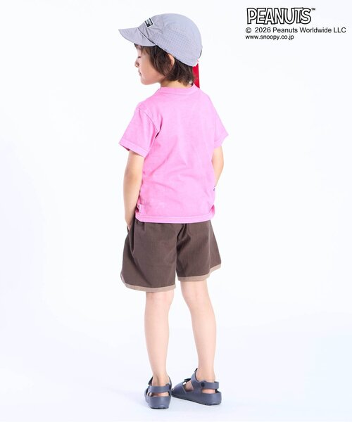 PEANUTS（ピーナッツ）の「PEANUTS　5色5柄Tシャツ（Tシャツ/カットソー・キッズ・チャコール/キナリ/イエロー/ピンク/ターコイズブルー・110/100/90/80/120/160/150/140/130）」の7枚目の写真