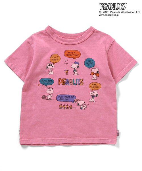 PEANUTS（ピーナッツ）の「PEANUTS　5色5柄Tシャツ（Tシャツ/カットソー・キッズ・チャコール/キナリ/イエロー/ピンク/ターコイズブルー・110/100/90/80/120/160/150/140/130）」の14枚目の写真