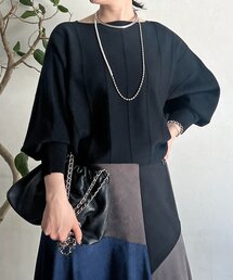 un dix cors | 弾力ドルマンプルオーバー(ニット/セーター)