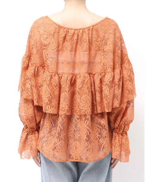 Ungrid(アングリッド)の「フリルデザインブラウス(シャツ/ブラウス・レディース・ブラック/アイボリー/その他1/オレンジ・FREE)」の18枚目の写真