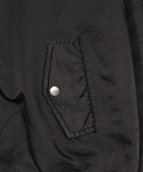 Figments(フィグメンツ)の「フェードフーデッドボンバージャケット(ブルゾン・レディース・ブラック・X-LARGE/LARGE)」の5枚目の写真