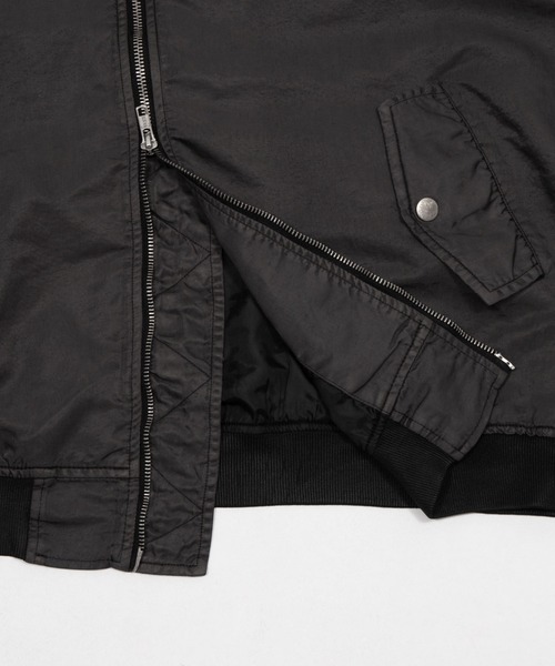 Figments(フィグメンツ)の「フェードフーデッドボンバージャケット(ブルゾン・レディース・ブラック・X-LARGE/LARGE)」の6枚目の写真