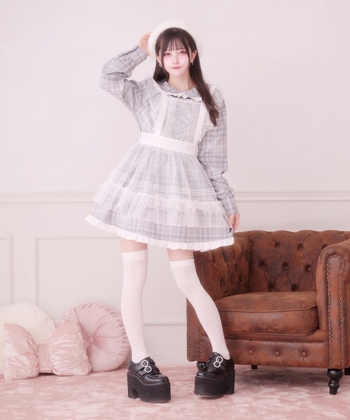 Pal elfy（パルエルフィー）の「スウィートフリルワンピース（ワンピース・レディース・ブラック/ピンク/グレー・フリー）」の16枚目の写真