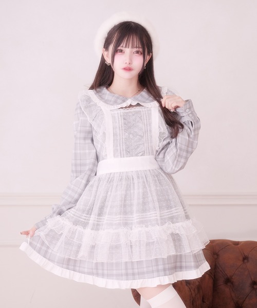 Pal elfy（パルエルフィー）の「スウィートフリルワンピース（ワンピース・レディース・ブラック/ピンク/グレー・フリー）」の19枚目の写真