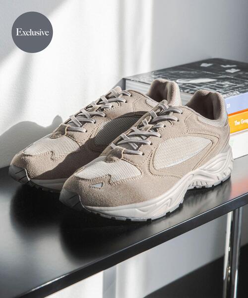 MoonStar（ムーンスター）の「『別注』MOONSTAR×DOORS　STUDEN（スニーカー・メンズ・ベージュ/ブラック・25.5/26.5/26/28/27）」の2枚目の写真