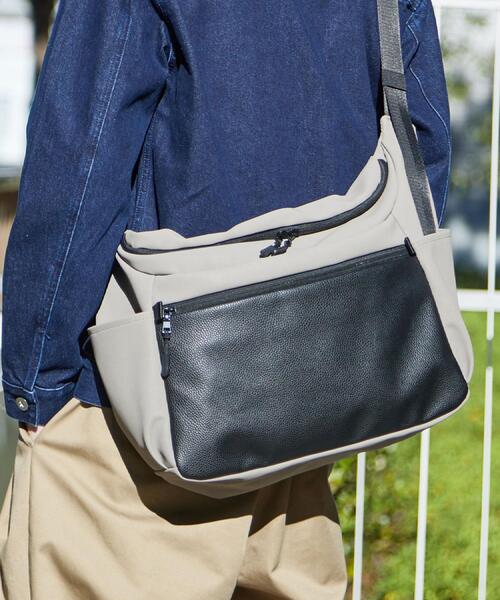 THE SHOP TK (ザ ショップ ティーケー )の「【TO GO SHEEP】BIGショルダーバッグ(ショルダーバッグ・メンズ・ナチュラル/ブラック・00)」の2枚目の写真