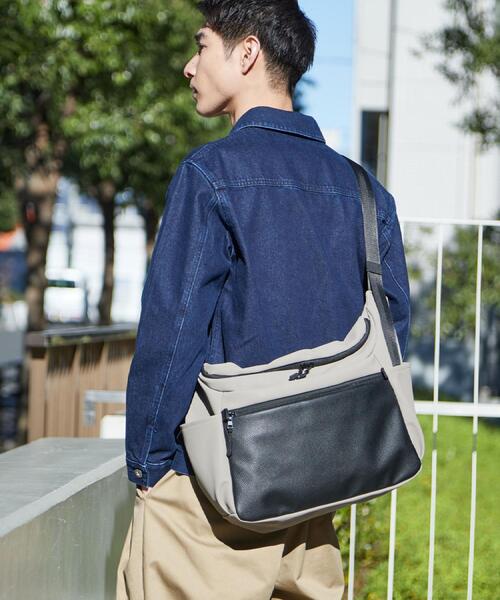 THE SHOP TK (ザ ショップ ティーケー )の「【TO GO SHEEP】BIGショルダーバッグ(ショルダーバッグ・メンズ・ナチュラル/ブラック・00)」の15枚目の写真