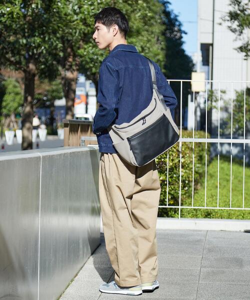 THE SHOP TK (ザ ショップ ティーケー )の「【TO GO SHEEP】BIGショルダーバッグ(ショルダーバッグ・メンズ・ナチュラル/ブラック・00)」の16枚目の写真