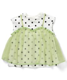 BREEZE | 【リンク】チュールフレンチスリーブTシャツ(Tシャツ/カットソー)