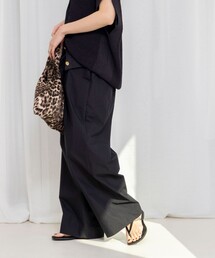 【一部WEB限定サイズ】《撥水》ウォッシャブル撥水ワイドラップパンツ