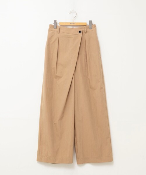 NOLLEY’S(ノーリーズ)の「【一部WEB限定サイズ】ウォッシャブル撥水ワイドラップパンツ(その他パンツ・レディース・ベージュ/ホワイト/ピンク/ブラック・34/36/38/39)」の18枚目の写真