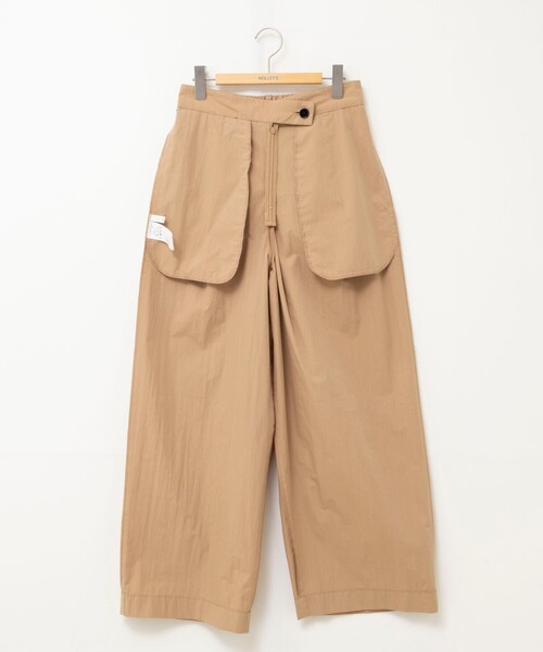 NOLLEY’S(ノーリーズ)の「【一部WEB限定サイズ】ウォッシャブル撥水ワイドラップパンツ(その他パンツ・レディース・ベージュ/ホワイト/ピンク/ブラック・34/36/38/39)」の10枚目の写真