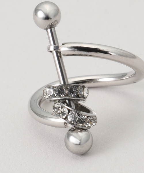 JUSTINE CLENQUET（ジュスティーヌクランケ）の「【JUSTINE CLENQUET/ジャスティーヌ クランケ】 MOLLY RING（リング・レディース・シルバー・FREE）」の3枚目の写真