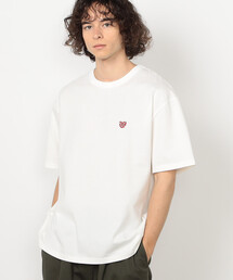 Purple&Yellow | ハートロゴ刺繍 半袖Tシャツ(Tシャツ/カットソー)