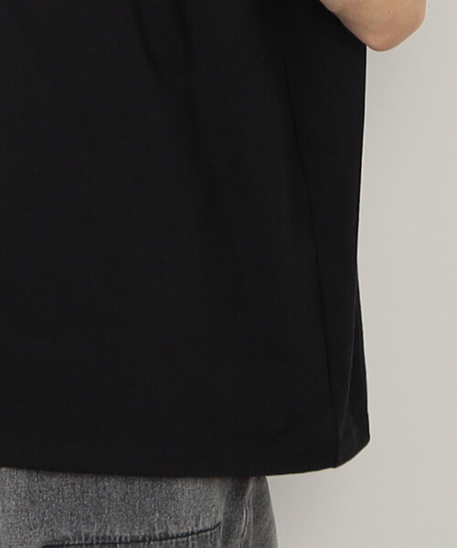 Purple&Yellow（パープルアンドイエロー）の「ハートロゴ刺繍 半袖Tシャツ（Tシャツ/カットソー・メンズ・ホワイト/ブラック・MEDIUM/LARGE）」の8枚目の写真