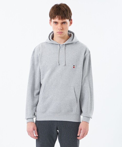 MACKINTOSH PHILOSOPHY（ﾏｯｷﾝﾄｯｼｭ ﾌｨﾛｿﾌｨｰ）の「【WEB&一部店舗限定】バッキンガムベア 10オンス裏パイル ワンポイントフーデッドパーカー（パーカー・メンズ・ベージュ系その他3/ブルー系その他3/グレー系その他2/ダークネイビー・42/40/38）」の15枚目の写真