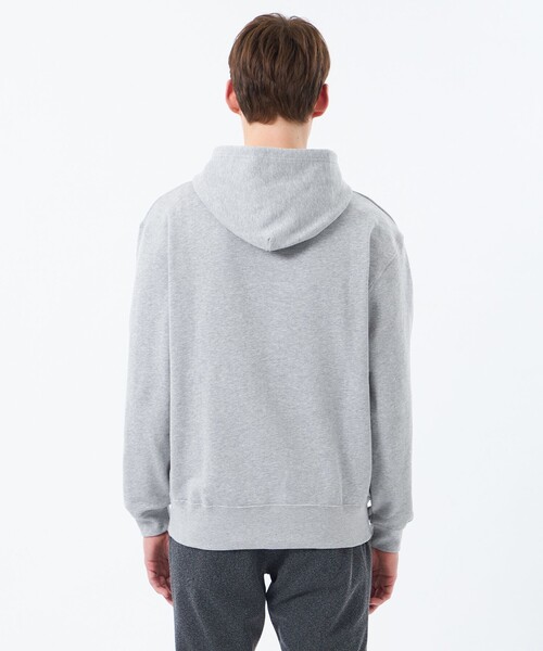 MACKINTOSH PHILOSOPHY（ﾏｯｷﾝﾄｯｼｭ ﾌｨﾛｿﾌｨｰ）の「【WEB&一部店舗限定】バッキンガムベア 10オンス裏パイル ワンポイントフーデッドパーカー（パーカー・メンズ・ベージュ系その他3/ブルー系その他3/グレー系その他2/ダークネイビー・42/40/38）」の13枚目の写真