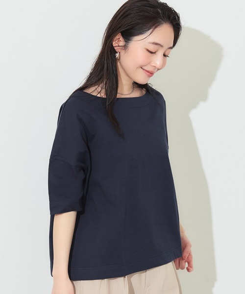 coca(coca)(コカ)の「ビッグシルエットTシャツ(Tシャツ/カットソー・レディース・ピンク/ネイビー/チャコール/ホワイト・L/S/M)」の3枚目の写真
