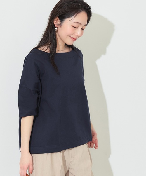 coca(coca)(コカ)の「ビッグシルエットTシャツ(Tシャツ/カットソー・レディース・ピンク/ネイビー/チャコール/ホワイト・L/S/M)」の11枚目の写真