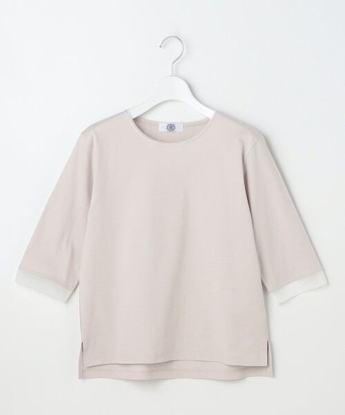 J.PRESS(ジェイプレス)の「【シーンレスに活躍】スムースジャージー カットソー(Tシャツ/カットソー・レディース・ライトグレー系/ホワイト系/ブラック系/ライトイエロー系・T13/T15)」の17枚目の写真