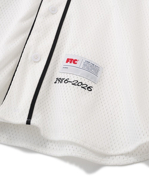 FTC（エフティーシー）の「40TH BASEBALL JERSEY（シャツ/ブラウス・メンズ・ホワイト/ブラック/ネイビー・MEDIUM/LARGE/X-LARGE/SMALL）」の12枚目の写真