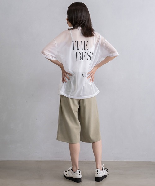 MARECHAL TERRE（マルシャルテル）の「ハーフギャザーパンツ（その他パンツ・レディース・ベージュ/ブラック/ライトカーキ/グレー・MEDIUM）」の7枚目の写真