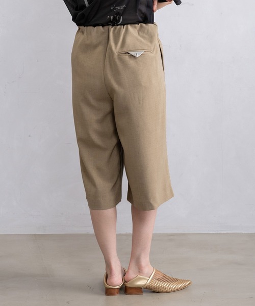 MARECHAL TERRE（マルシャルテル）の「ハーフギャザーパンツ（その他パンツ・レディース・ベージュ/ブラック/ライトカーキ/グレー・MEDIUM）」の12枚目の写真