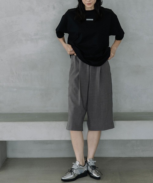 MARECHAL TERRE（マルシャルテル）の「ハーフギャザーパンツ（その他パンツ・レディース・ベージュ/ブラック/ライトカーキ/グレー・MEDIUM）」の22枚目の写真