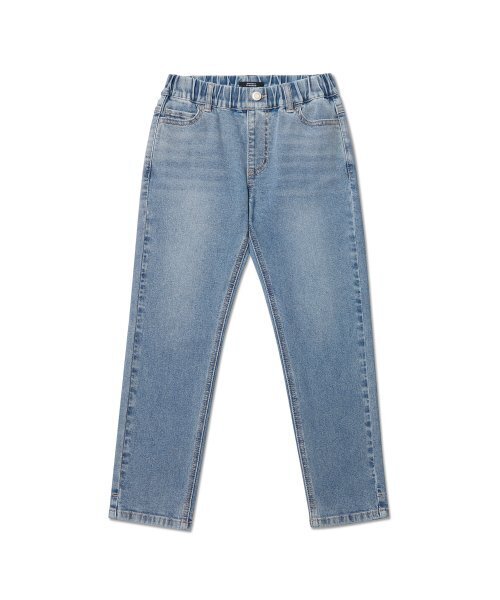 MUSINSA STANDARD KIDS（ムシンサスタンダードキッズ）の「スリムバンディングデニムパンツ[ライトインディゴ]（デニムパンツ・レディース・その他・130/110/140/120/100）」の2枚目の写真