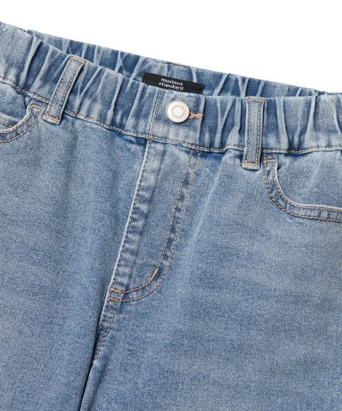 MUSINSA STANDARD KIDS（ムシンサスタンダードキッズ）の「スリムバンディングデニムパンツ[ライトインディゴ]（デニムパンツ・レディース・その他・130/110/140/120/100）」の4枚目の写真