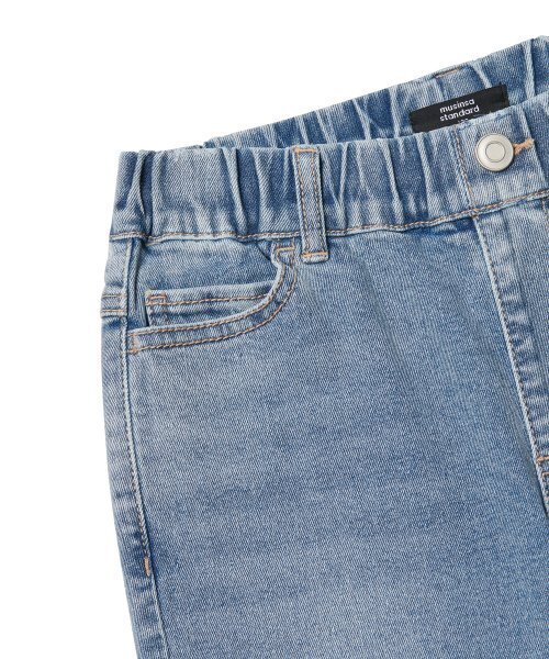 MUSINSA STANDARD KIDS（ムシンサスタンダードキッズ）の「スリムバンディングデニムパンツ[ライトインディゴ]（デニムパンツ・レディース・その他・130/110/140/120/100）」の5枚目の写真