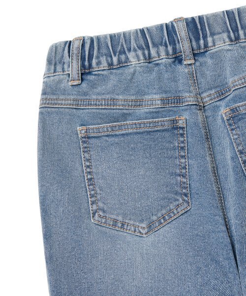 MUSINSA STANDARD KIDS（ムシンサスタンダードキッズ）の「スリムバンディングデニムパンツ[ライトインディゴ]（デニムパンツ・レディース・その他・130/110/140/120/100）」の6枚目の写真