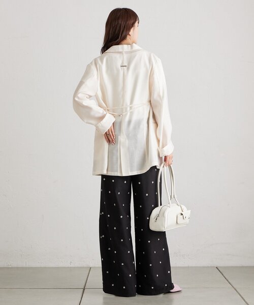 mystic（ミスティック）の「ビージーフラワースラックス（その他パンツ・レディース・ブラック/ブルー/アイボリー・1/2）」の20枚目の写真