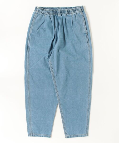 BURLAP OUTFITTER（バーラップアウトフィッター）の「BURLAP OUTFITTER 【バーラップアウトフィッター】 - QD DENIM TRACK PANT（デニムパンツ・メンズ・Black/ライトインディゴブルー・MEDIUM/LARGE/X-LARGE）」の3枚目の写真