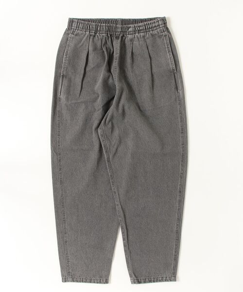BURLAP OUTFITTER（バーラップアウトフィッター）の「BURLAP OUTFITTER 【バーラップアウトフィッター】 - QD DENIM TRACK PANT（デニムパンツ・メンズ・Black/ライトインディゴブルー・MEDIUM/LARGE/X-LARGE）」の5枚目の写真