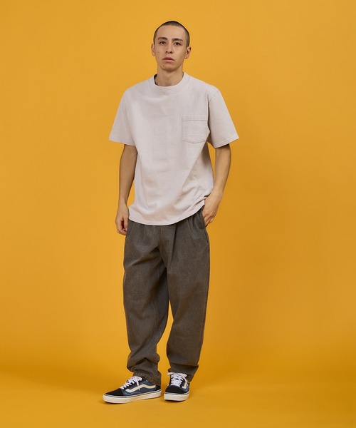 BURLAP OUTFITTER（バーラップアウトフィッター）の「BURLAP OUTFITTER 【バーラップアウトフィッター】 - QD DENIM TRACK PANT（デニムパンツ・メンズ・Black/ライトインディゴブルー・MEDIUM/LARGE/X-LARGE）」の4枚目の写真
