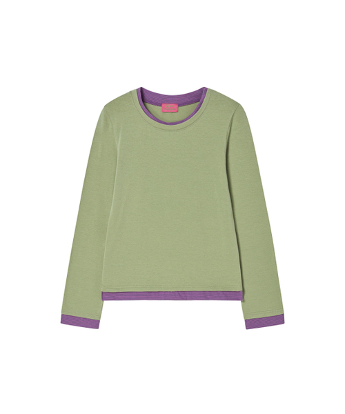 NYXX(エヌワイエックスエックス)の「EMBLEM LAYERED L/S GREEN(Tシャツ/カットソー・レディース・その他・F)」の2枚目の写真