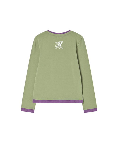 NYXX(エヌワイエックスエックス)の「EMBLEM LAYERED L/S GREEN(Tシャツ/カットソー・レディース・その他・F)」の3枚目の写真