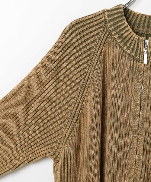 LAND MUSEUM（ランドミュージアム）の「LAND MUSEUM／スターメタルZIPニット（ニット/セーター・メンズ・イエロー/ブラック・FREE）」の7枚目の写真