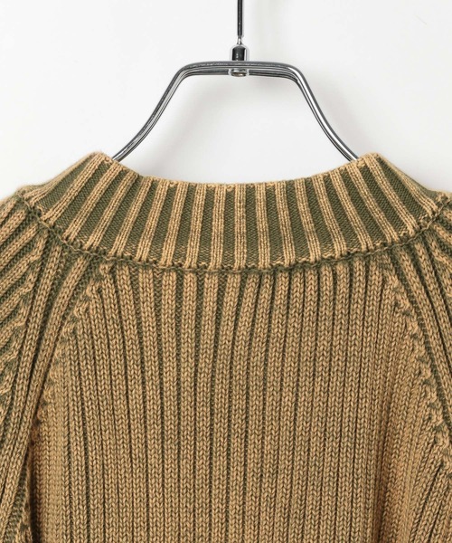 LAND MUSEUM（ランドミュージアム）の「LAND MUSEUM／スターメタルZIPニット（ニット/セーター・メンズ・イエロー/ブラック・FREE）」の11枚目の写真