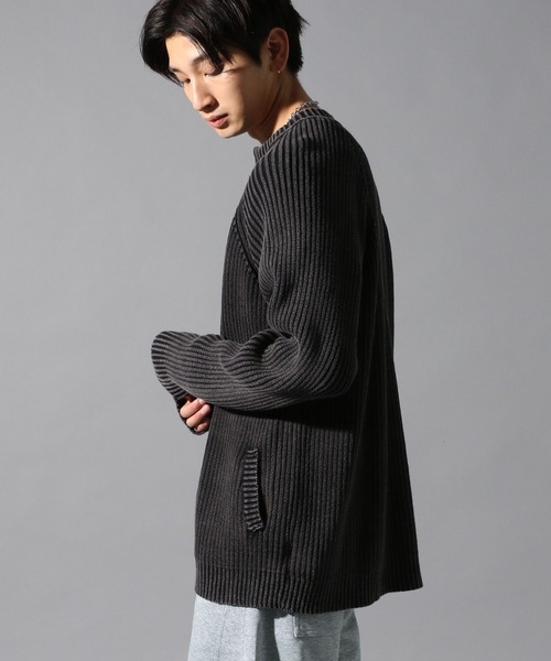 LAND MUSEUM（ランドミュージアム）の「LAND MUSEUM／スターメタルZIPニット（ニット/セーター・メンズ・イエロー/ブラック・FREE）」の18枚目の写真