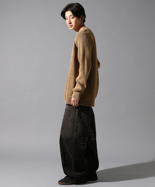 LAND MUSEUM（ランドミュージアム）の「LAND MUSEUM／スターメタルZIPニット（ニット/セーター・メンズ・イエロー/ブラック・FREE）」の21枚目の写真