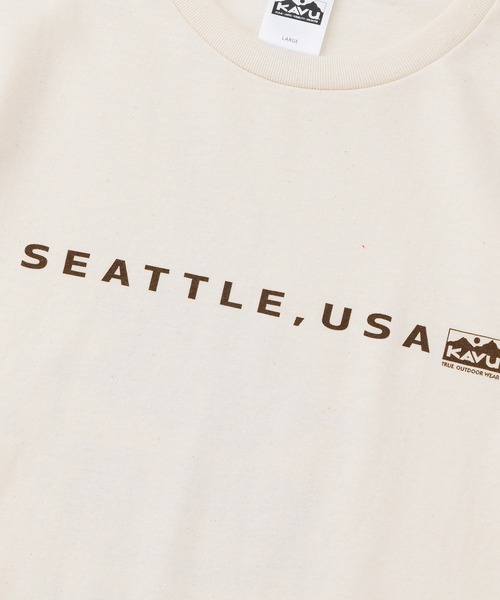 KAVU(カブー)の「KAVU/カブー BBQ Tee/バーベキュー Tシャツ(Tシャツ/カットソー・メンズ・ナチュラル/チャコールグレー・MEDIUM/LARGE)」の8枚目の写真